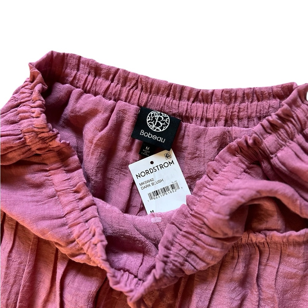 Bobeau Dark Blush Deep Rose Maxi Skirt Size M NWT - Picture 9 of 11